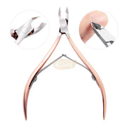 3 pcs Manicure Essential Set | Rose Gold (Cuticle Nipper 2-in-1 Pusher & Gel Pusher Remover) manicure tools