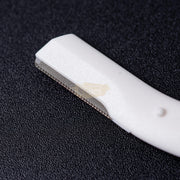 3pcs Multipurpose Exfoliating Dermaplaning Tool: Eyebrow & Facial Razor Set with bag White Dermaplaning
