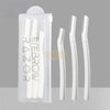 3pcs Multipurpose Exfoliating Dermaplaning Tool: Eyebrow & Facial Razor Set with bag White Dermaplaning