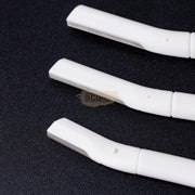 3pcs Multipurpose Exfoliating Dermaplaning Tool: Eyebrow & Facial Razor Set with bag White Dermaplaning