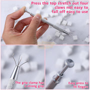 4-Claw Nail Sponge Grabber (sponge not included) Nail Tool