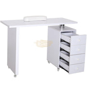 4-drawers Manicure Table on wheels 119*45*78cm