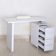 4-drawers Manicure Table on wheels 119*45*78cm