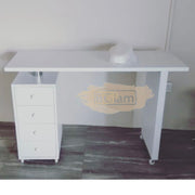 4-drawers Manicure Table on wheels 119*45*78cm