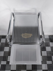 4-Drawers Storage Rolling Cart | White Salon Furnishing