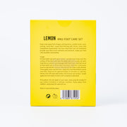 4-in-1 Lemon Foot Care Set (Foot Soak Foot Salt Scrub Foot Mud Mask & Foot Lotion) Foot care