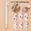 4-in-1 Nail Art Dotting Pen Dotting Tool