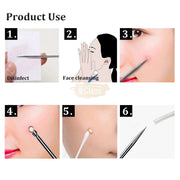 4 pcs Blackhead Remover/Pimple Comedone Extractor Tool Set Acne Needle