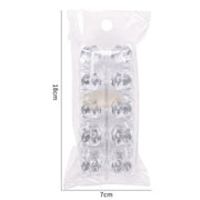 40 pcs Clear Bear Head Shaped Nail Swatch Nail Art Tool