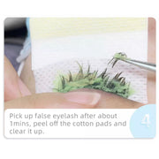 40 Pcs White Disposable Under Eye Shield Pads Lash Under Eye Pad