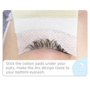 40 Pcs White Disposable Under Eye Shield Pads Lash Under Eye Pad