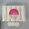 Soft cotton rounds for skincare and makeup removal