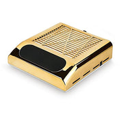 Professional Nail Dust Collector with Hand Cushion 80W - Gold