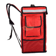 42L Large Capacity Food Delivery Backpack with Removable Divider | Red Delivery Bags