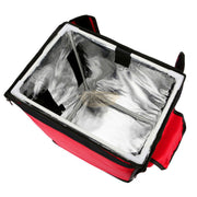 42L Large Capacity Food Delivery Backpack with Removable Divider | Red Delivery Bags