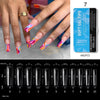 440pcs Soft Gel Tips French Bamboo | Full Cover | H105-7 Blue Box Soft Gel Tips