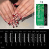 440pcs Soft Gel Tips French Bamboo | Half Cover | H105-19 Green Box Soft Gel Tips