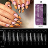 440pcs Soft Gel Tips H105-11 | Full Cover | Long Oval Purple Box Soft Gel Tips