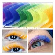 EMEDA Eyelash Extension | Rainbow 6 Colors | 0.07 D Curl | 15mm