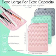 Heat Resistant Silicone Mat for Hair Styling Tools