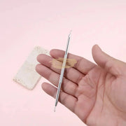 4pcs Blackhead Remover & Acne Extractor Tool Set Nail & Cuticle Pusher