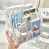 5-Compartment Clear Acrylic Desk Organizer