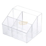 5-Compartment Clear Acrylic Desk Organizer