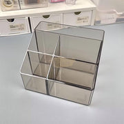 5-Compartment Smoky Gray Acrylic Desk Organizer (organizer only) Desk Organizer