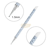 5 pieces Dual Tipped Silicone Nail Art Sculpture Pen & Dotting Tool | Black & White Nail Art Tool