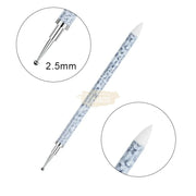 5 pieces Dual Tipped Silicone Nail Art Sculpture Pen & Dotting Tool | Black & White Nail Art Tool