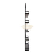 5-Tier Wall-Mounted Nail Polish Display Rack with Heart Top | Black (Rack Only) Wall Display Rack