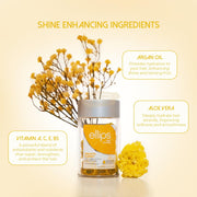 50 Capsules ellips Hair Vitamin Smooth & Shiny | Normal Hair (yellow) Hair Vitamin
