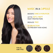 50 Capsules ellips Hair Vitamin Smooth & Shiny | Normal Hair (yellow) Hair Vitamin