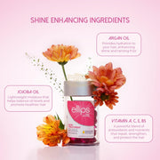 50 Capsules ellips Hair Vitamin Treatment | Dry & Damaged Hair (pink) Hair Vitamin