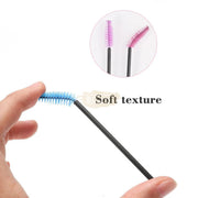 50pcs Disposable Mascara Brushes | Black/Black Mascara Brush
