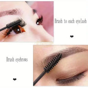 50pcs Disposable Mascara Brushes | Black/Black Mascara Brush