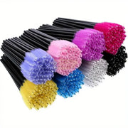50pcs Disposable Mascara Brushes | Pink Pink Mascara Brush