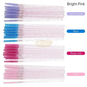 50pcs Disposable Mascara Brushes | Pink Pink Mascara Brush