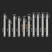 Acrylic Nail Swatch V15 | Clear Stiletto Acrylic Tips