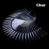 50pcs Stiletto Nail Swatch Sticks | Clear 12.1x1.2cm Nail Swatch