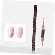 Leopard Print Double-Sided Nail Art Liner Brush (price per piece)