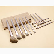 Makeup Brush Set 12 Pieces - Camel