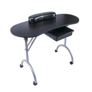 Foldable Manicure Station with Carry bag - Black MT-005