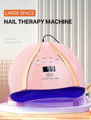 T18 UV LED Nail Lamp 258W | PINK/GOLD