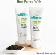 mcaffeine Naked Detox Green Tea Face Wash, Dirt Removal, Vitamin C, Hyaluronic Acid, All Skin, Paraben & Sls Free, 100 ml