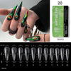550 Soft Gel Tips Medium Stiletto | Full Cover | H105-20 Green Box Soft Gel Tips