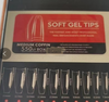 550pcs Soft Gel Tips Medium Coffin | Half Cover | Red Box Soft Gel Tips