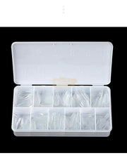 550pcs Soft Gel Tips Medium Stiletto | Full Cover | H105-15 Pink Box Soft Gel Tips