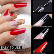 550pcs Soft Gel Tips Oval Medium | Full Cover | H105-2 Red Box Soft Gel Tips