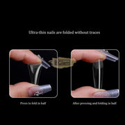 550pcs Soft Gel Tips Oval Medium | Full Cover | H105-2 Red Box Soft Gel Tips